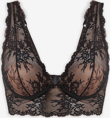 Gisela Bustier Rintaliivi värissä musta: etupuoli