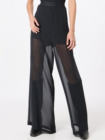 Sisley - Pantalón en negro: frente