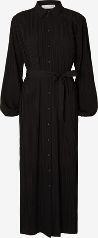 Robe-chemise SELECTED FEMME en noir : devant