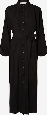 Robe-chemise SELECTED FEMME en noir : devant