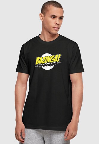 Maglietta 'Bazinga' di ABSOLUTE CULT in nero: frontale