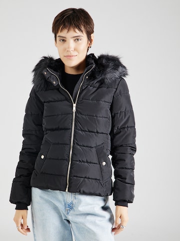 ONLY Winter Jacket 'CAMILLA' in Black: front