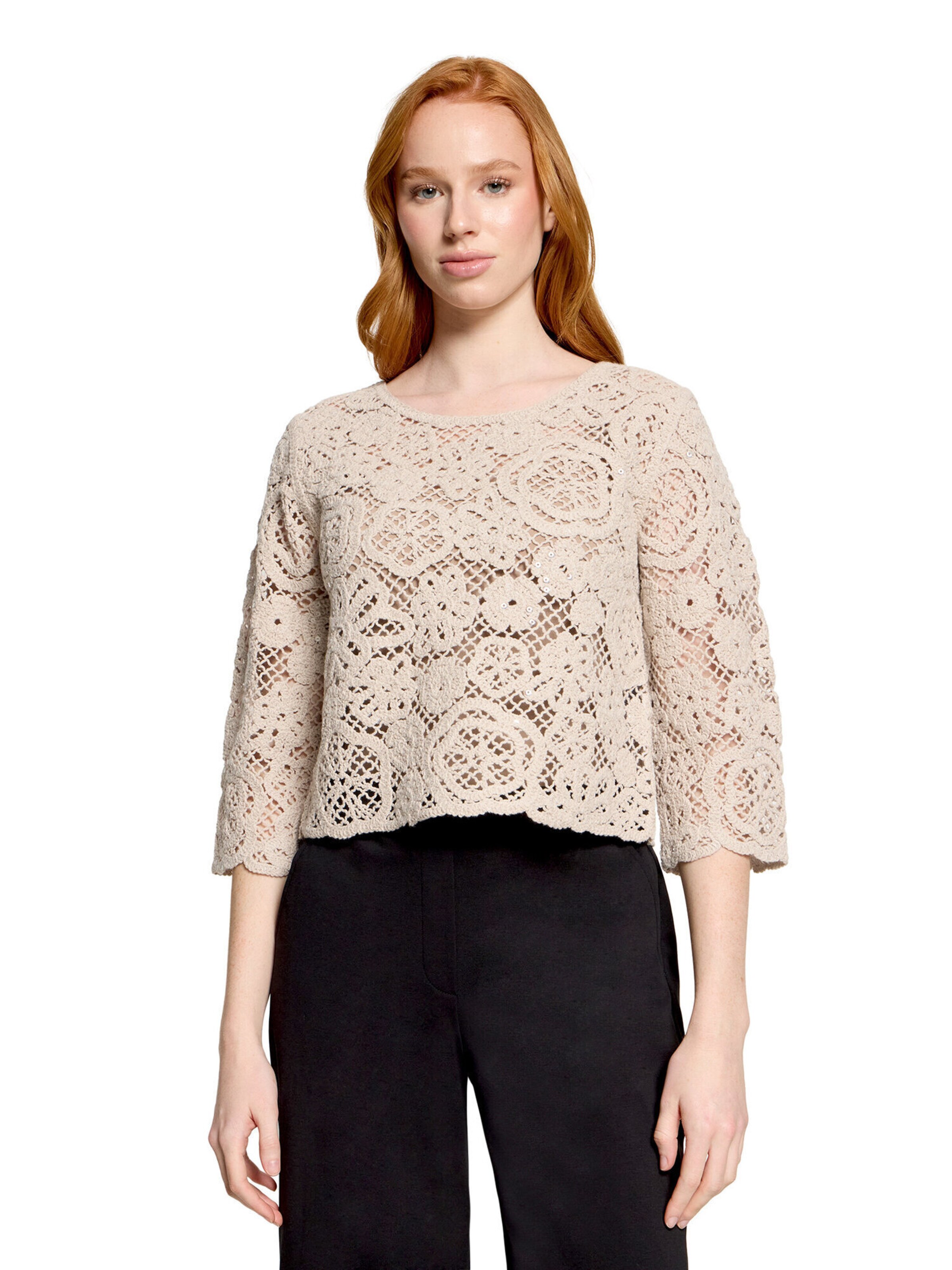 Pull-over Betty Barclay en beige : devant