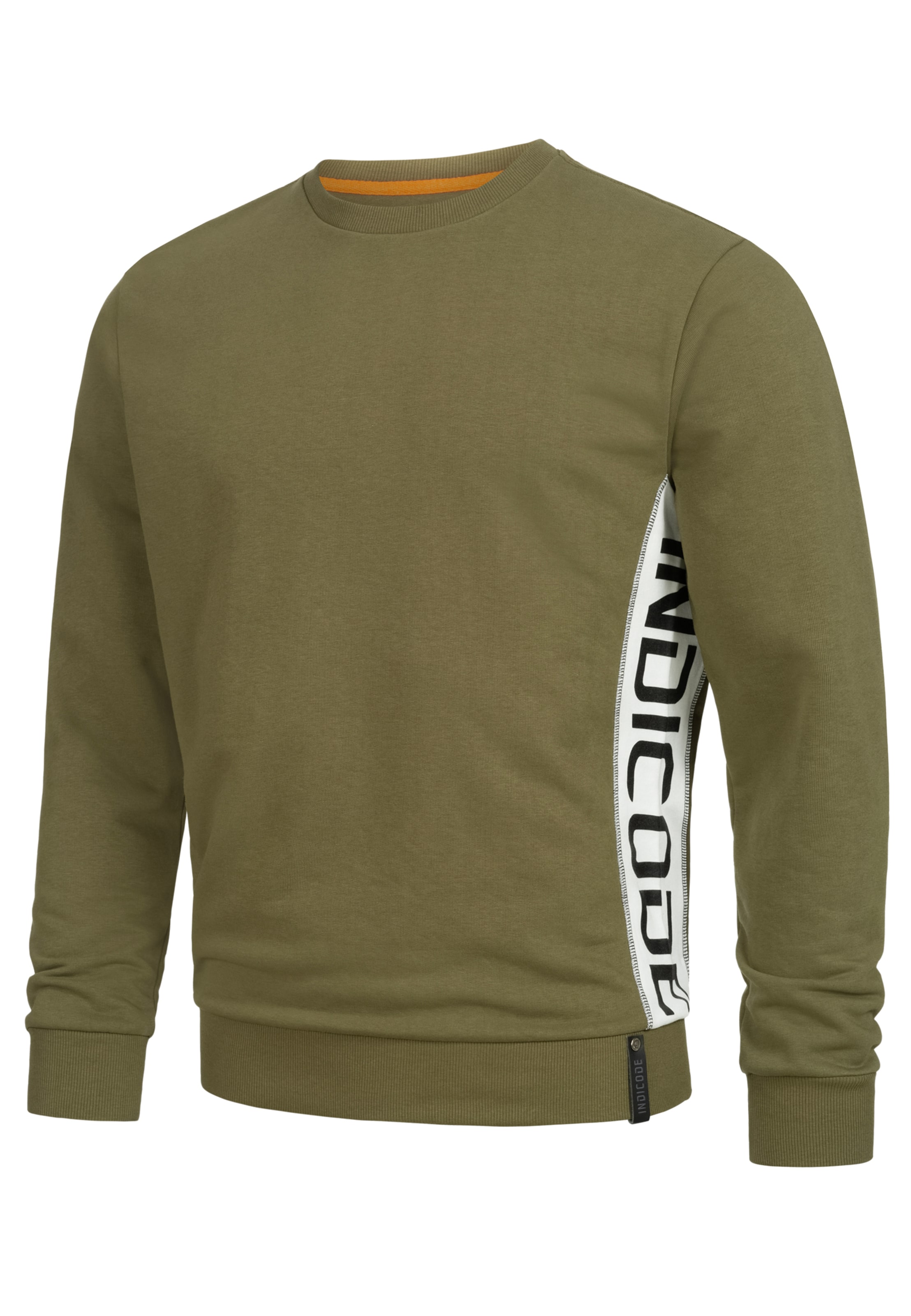 INDICODE JEANS Sweatshirt &#x27;Nilon&#x27; in Green: front