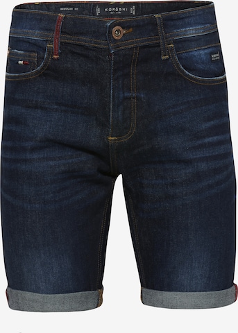 KOROSHI Regular Jeans in Blauw: voorkant