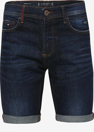 KOROSHI Jeans in de kleur Navy / Donkerblauw / Rood / Wit, Productweergave
