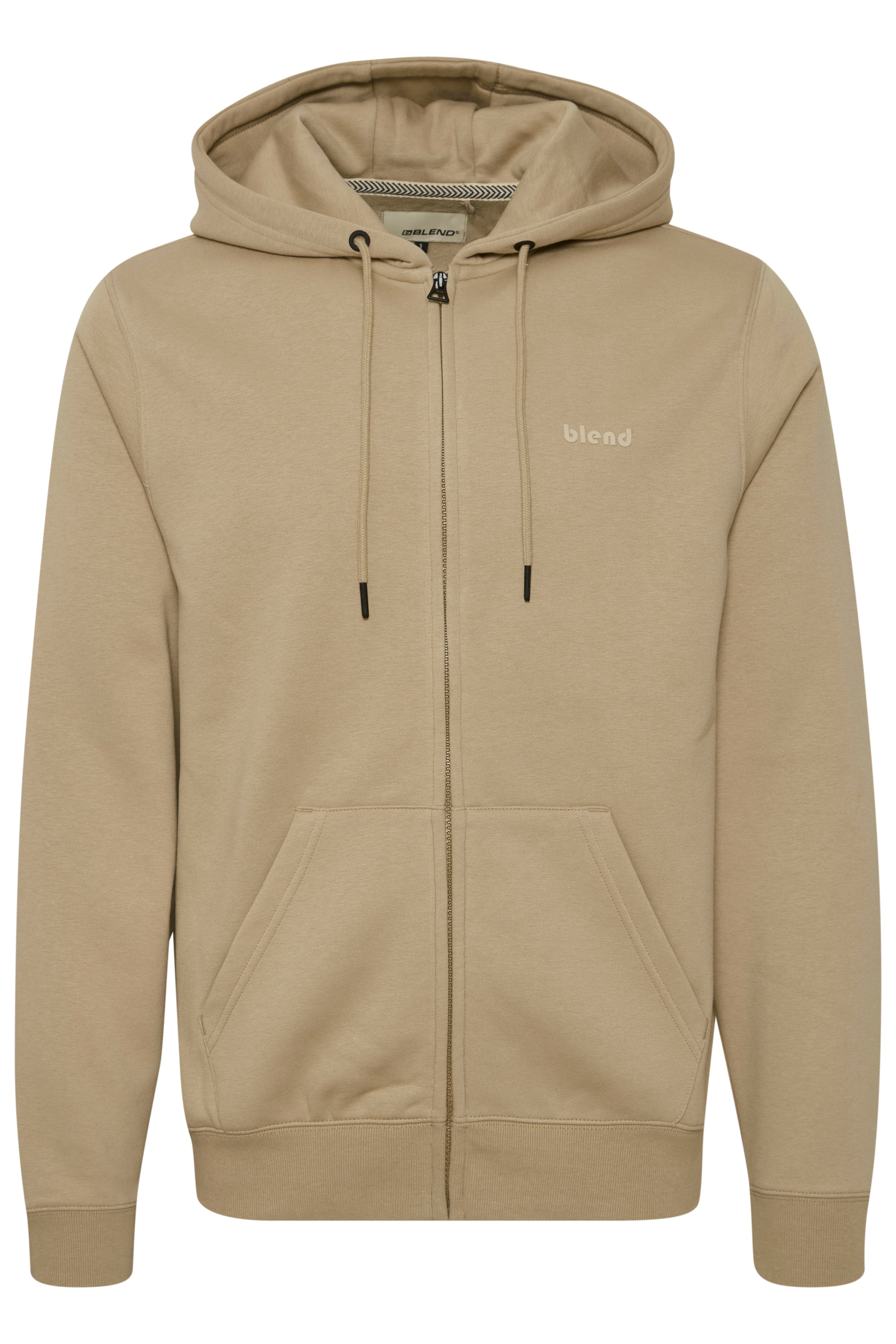 BLEND Collegetakki 'Downton' värissä ruskea: etupuoli