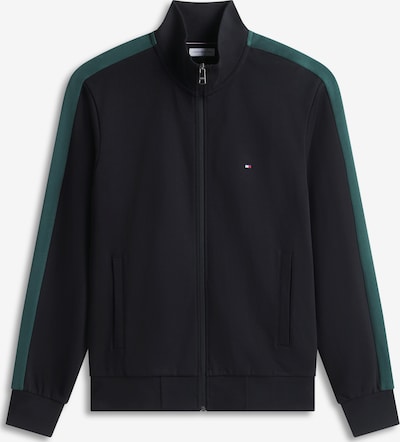 XS dydžio Treningas 'ESS' iš TOMMY HILFIGER, spalva – nefrito spalva / juoda, Prekių apžvalga