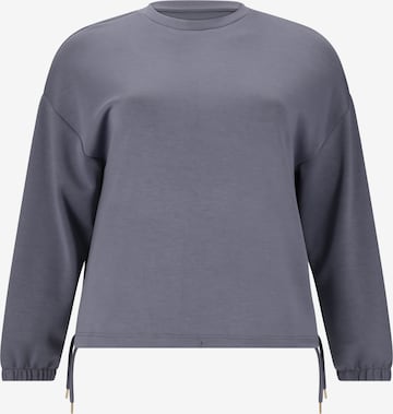 Q by Endurance Sportief sweatshirt 'Karina' in Blauw: voorkant