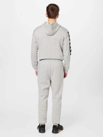 ADIDAS SPORTSWEAR Tapered Workout Pants 'Lounge Fleece' in Grey