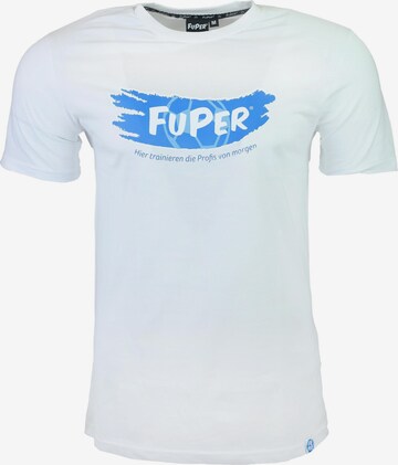 FuPer Shirt ' Tarik ' in White: front