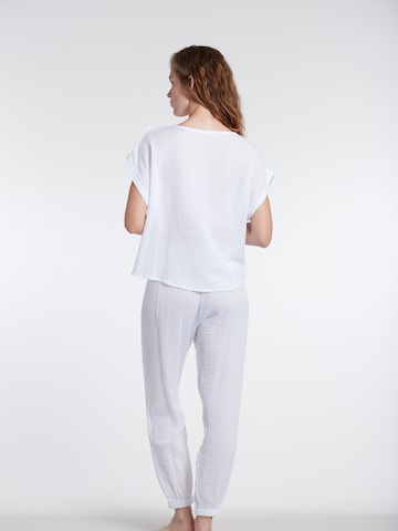 SUNFLAIR Tapered Broek in Wit