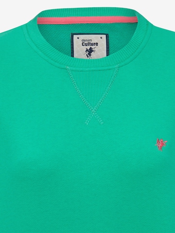 DENIM CULTURESweater majica 'Wendy' - zelena boja