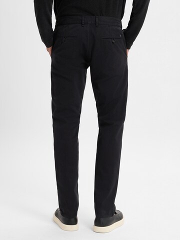 Alberto Regular Chino ' Lou ' in Zwart