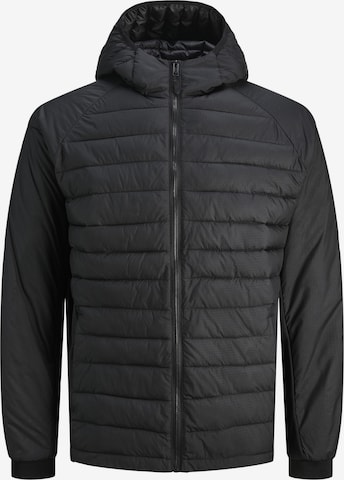 Giacca di mezza stagione di Jack & Jones Plus in nero: frontale