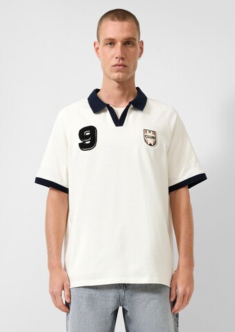 QS Shirt in Beige: voorkant