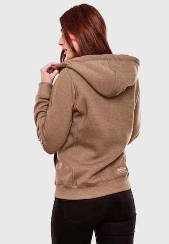 MARIKOO Sweatjacke  'Setsunaa' in Braun