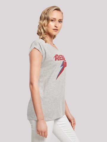 F4NT4STIC Shirt 'David Bowie' in Grau