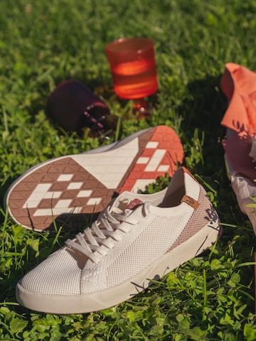 SAOLA Lace-up shoe 'Cannon Knit 2.0 W White Rose' in Pink