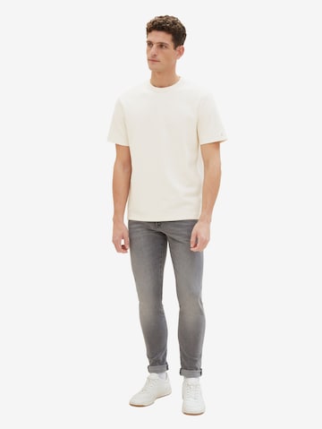 TOM TAILOR Slimfit Jeans 'Troy' in Grijs