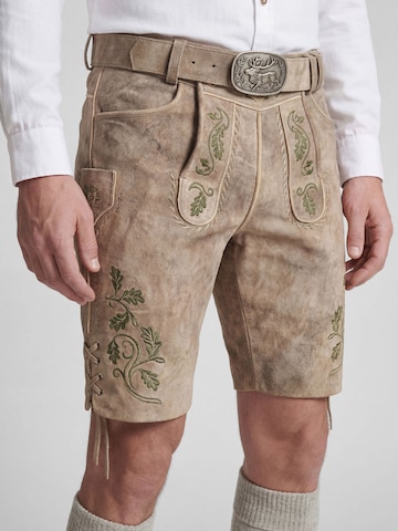SPIETH & WENSKY Regular Klederdracht broek 'Königsjodler' in Groen