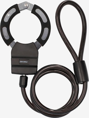FISCHER Fahrräder Lock in Black: front