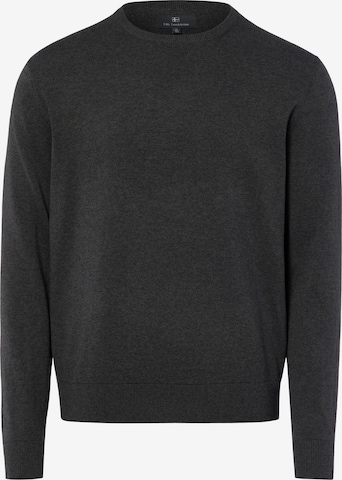 Nils Sundström Strickjacke in Grau: Vorderseite