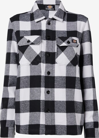 DICKIES Blouse 'NEW SACRAMENTO' in Zwart: voorkant