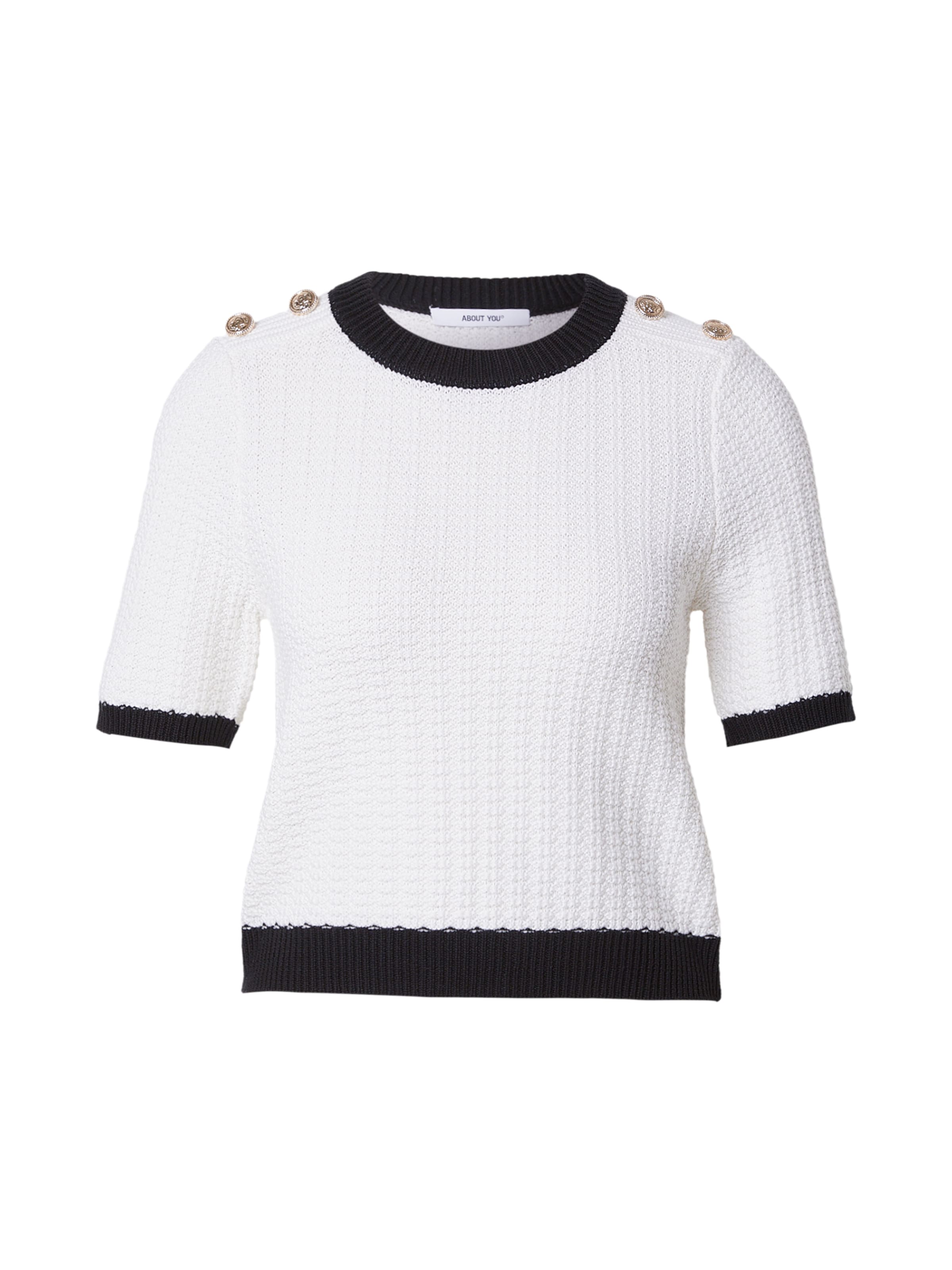 balta ABOUT YOU Megztinis 'Teresa': priekis