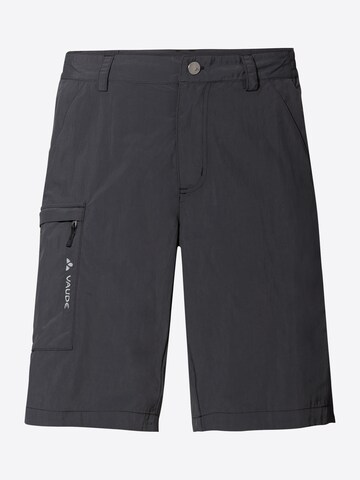 VAUDE Regular Outdoorbroek 'Farley' in Zwart: voorkant