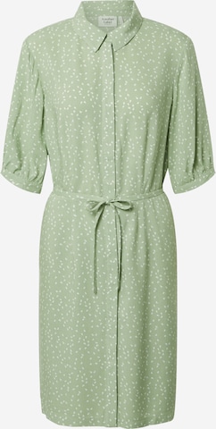 Another Label Sukienka koszulowa 'Sagine' w kolorze zielony: przód