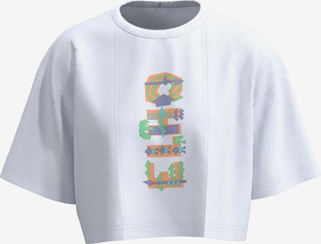 T-shirt 'Grenada 89' elho en blanc : devant