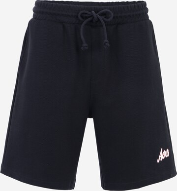 AÉROPOSTALE Loosefit Shorts in Schwarz: predná strana