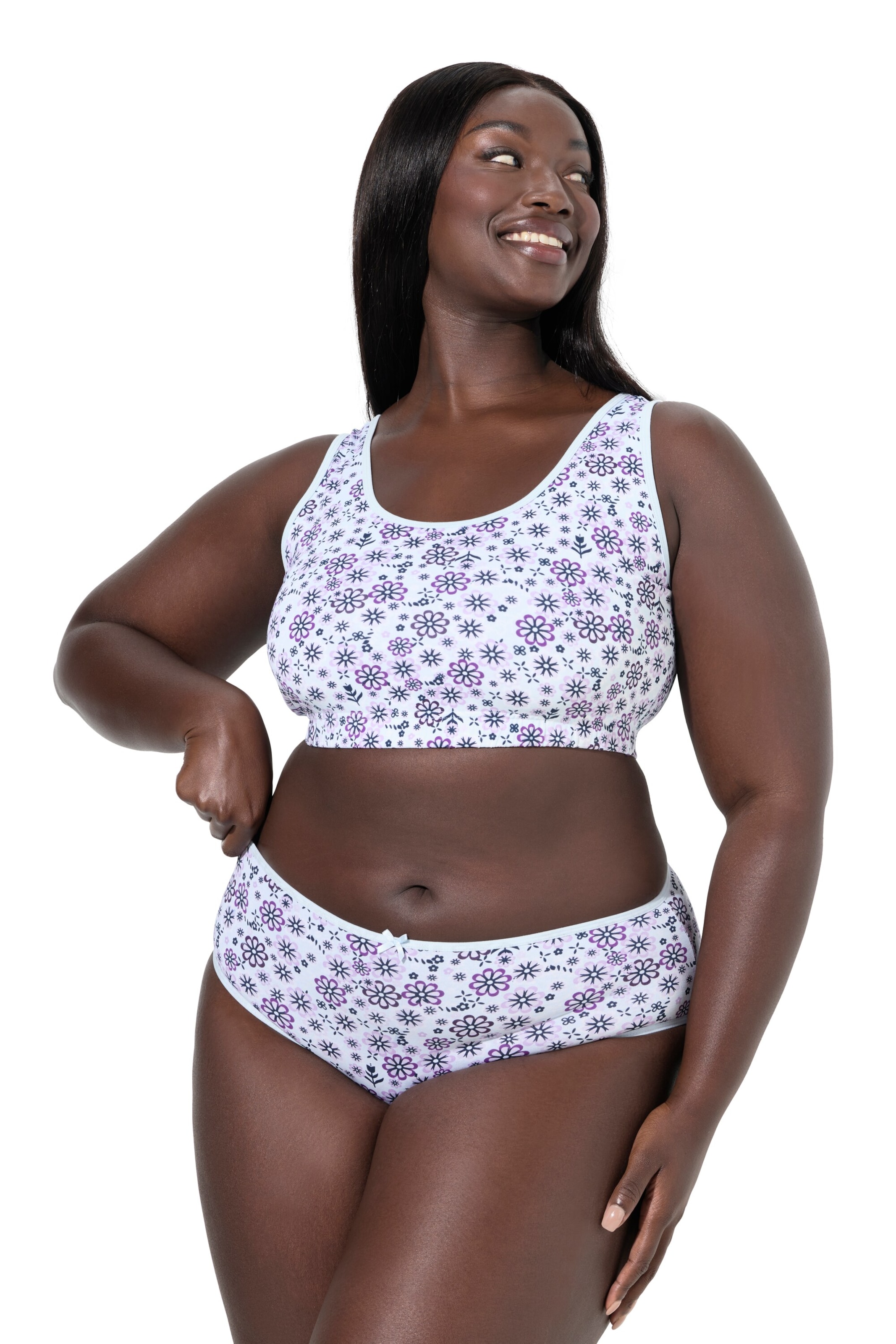 Ulla Popken Slip in Gemengde kleuren: voorkant