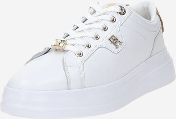 TOMMY HILFIGER Sneakers laag 'POINTY COURT' in Wit: voorkant