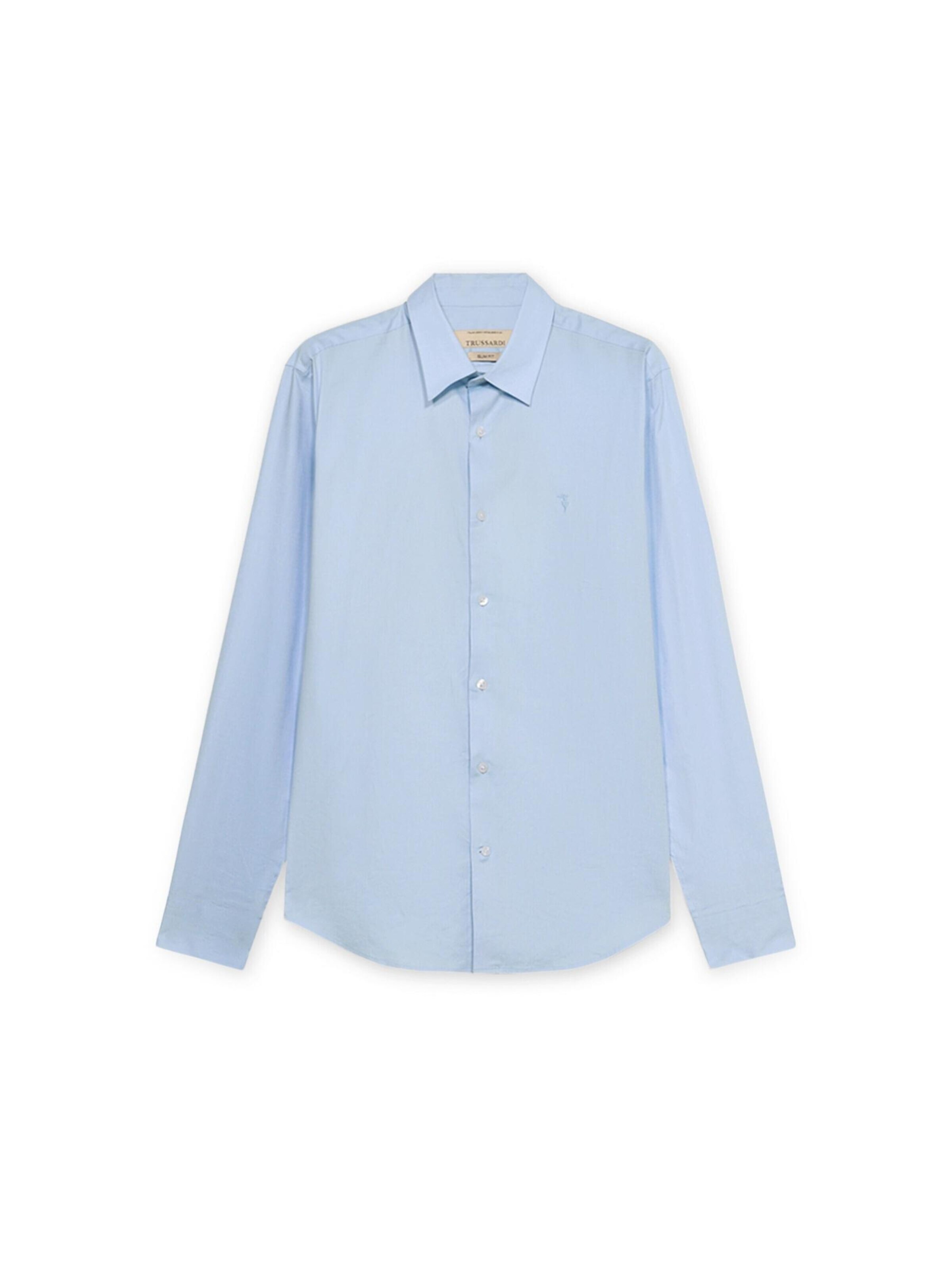 Trussardi Regular fit Button Up Shirt in Blue