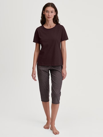CALIDA Schlafshirt 'Favourites Botanic'‌ in Schwarz