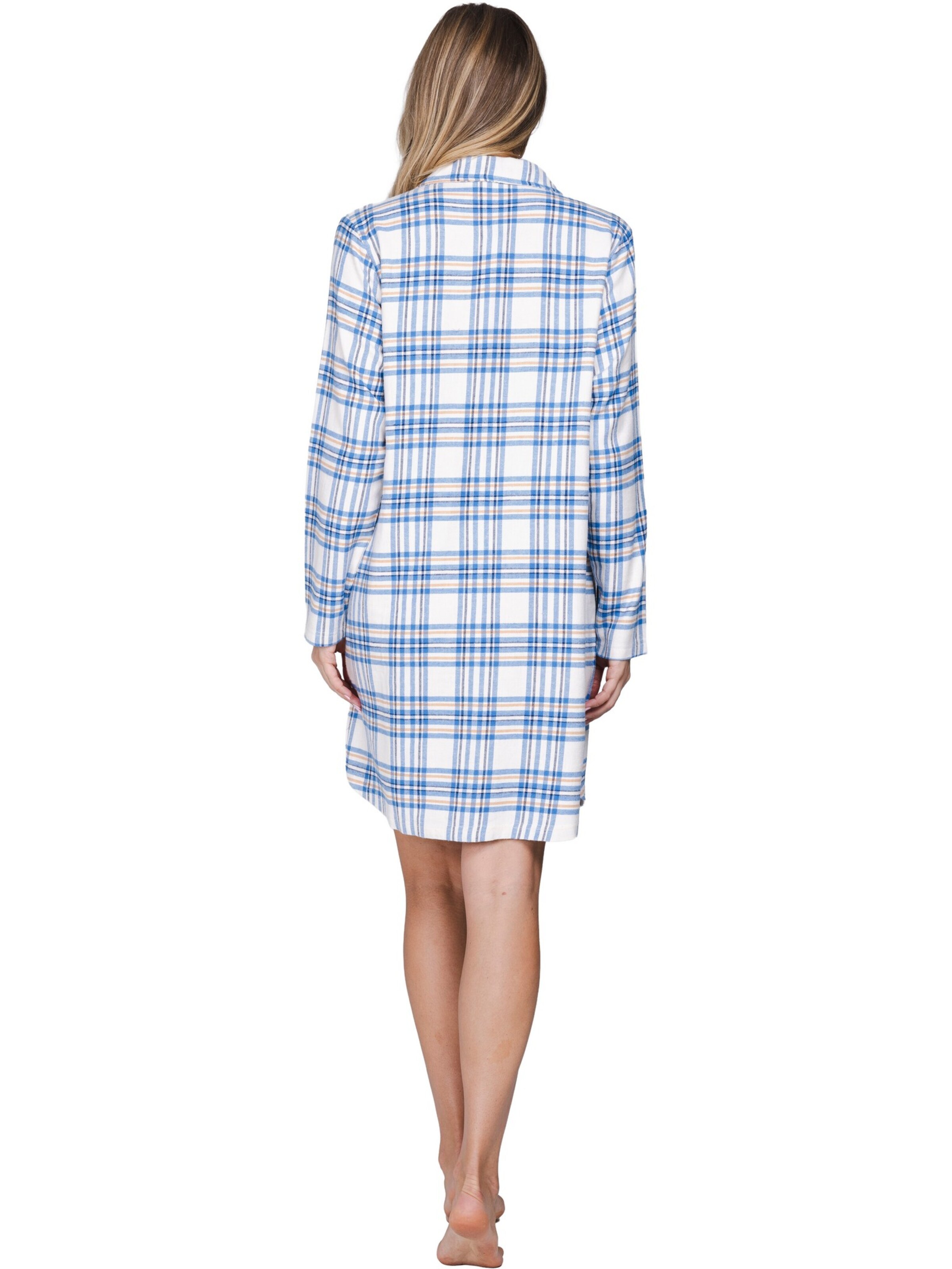 Rebelle Nachthemd 'Checks' in Beige