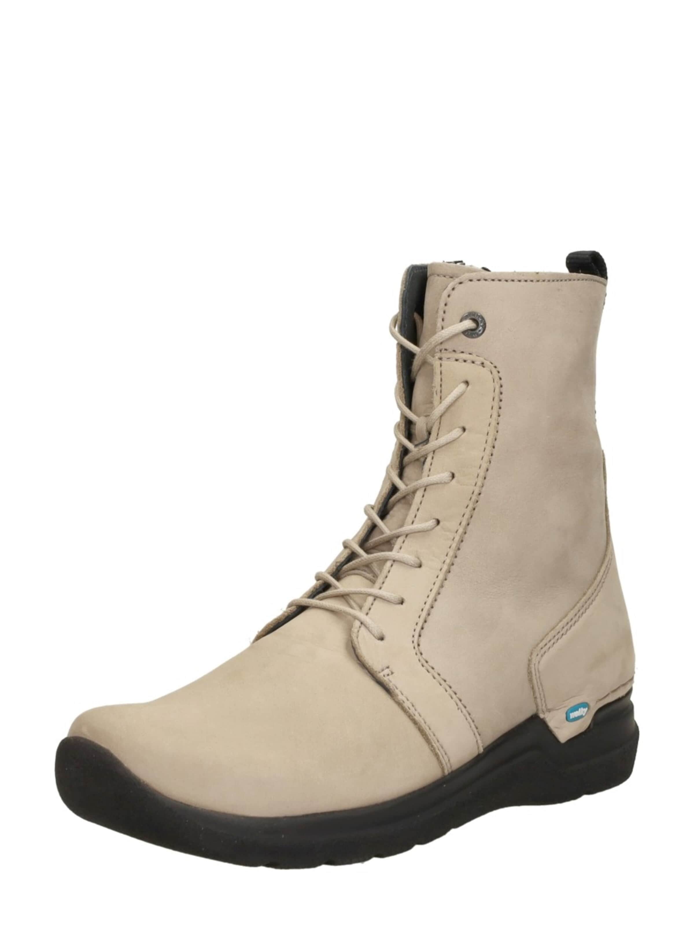 Wolky Schnürstiefelette 'Viper'‌ in Beige