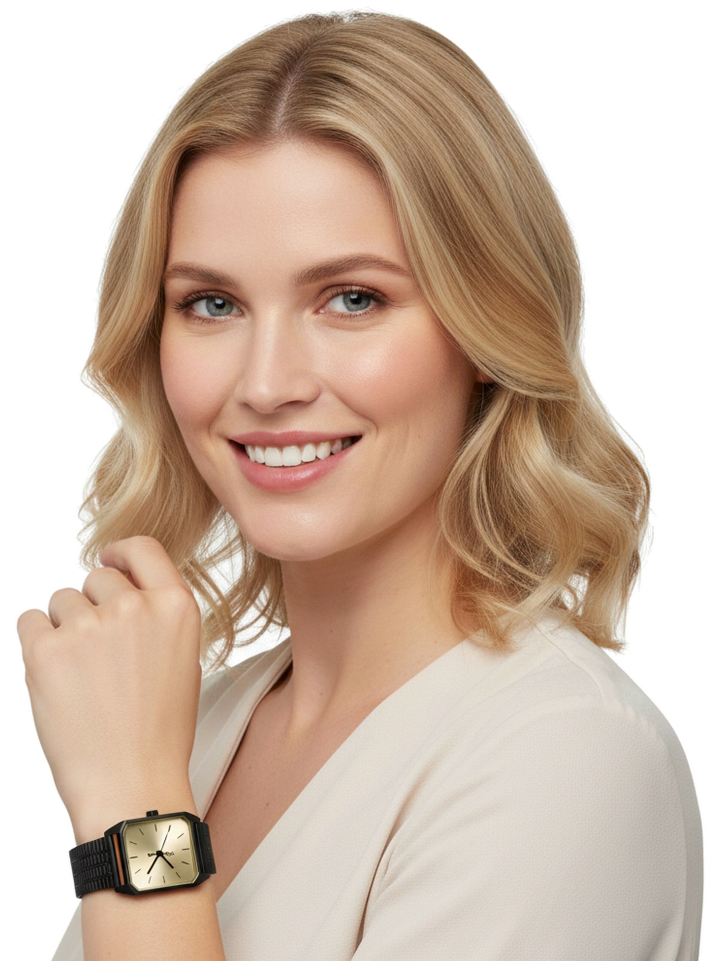 ESPRIT Analoguhr 'Cube Black'‌ in Schwarz