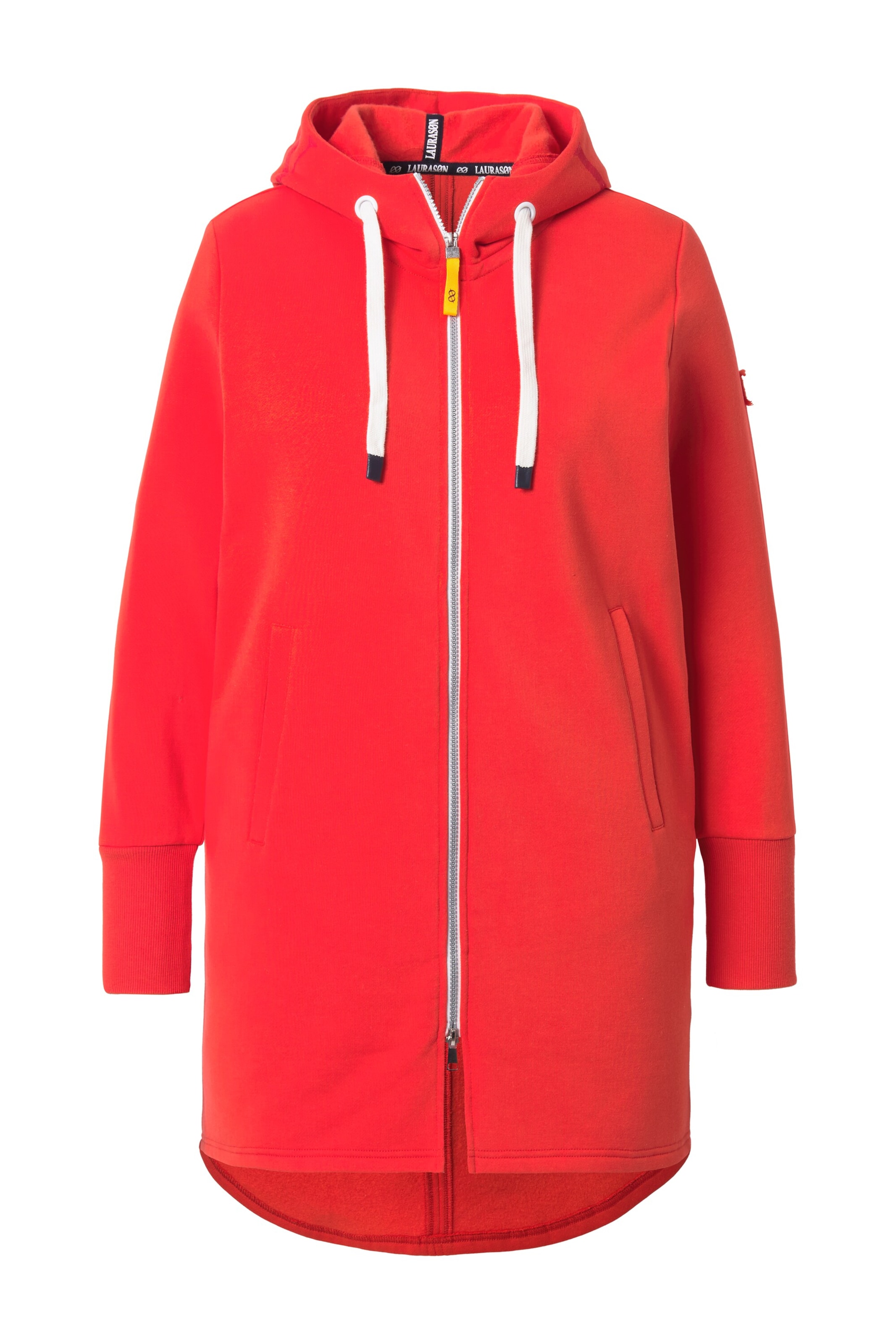 LAURASØN Sweatjacke in Rot: Vorderseite
