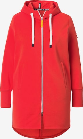 LAURASØN Sweatjacke in Rot: Vorderseite