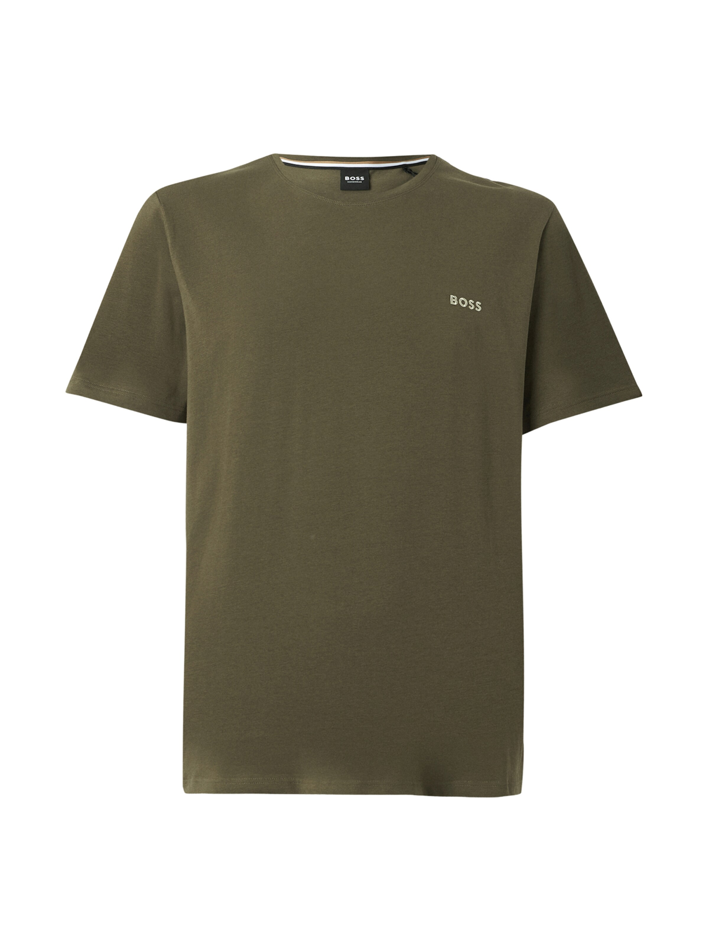 BOSS T-shirt 'Mix&Match' i grön, Produktvy