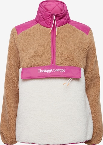 The Jogg Concept Fleece jas in Roze: voorkant