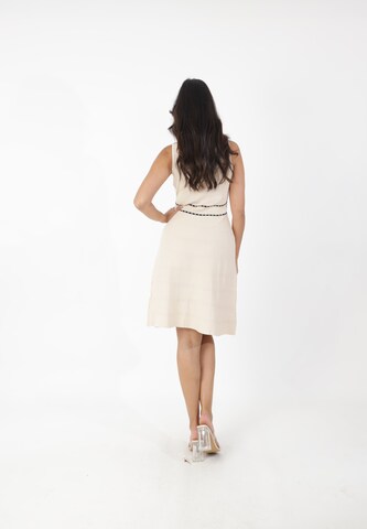 Abito in maglia di Elara in beige