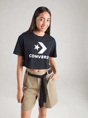 CONVERSE - Camisa em preto: frente