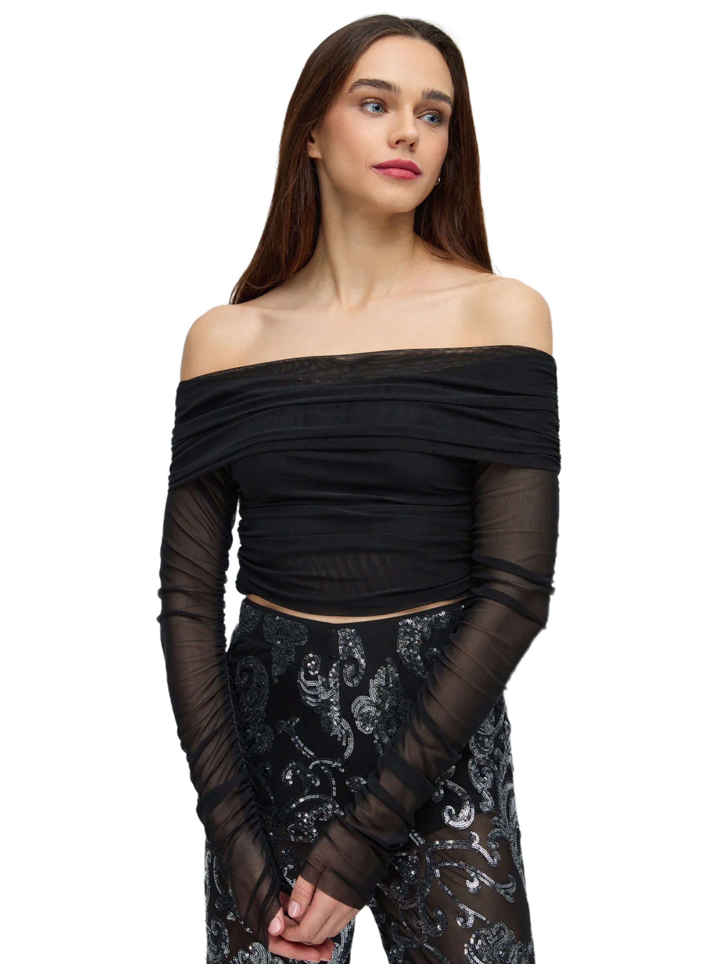 No Matter What Shirt in Zwart: voorkant