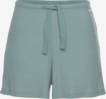 s.Oliver Пижамные штаны в Зеленый: спереди