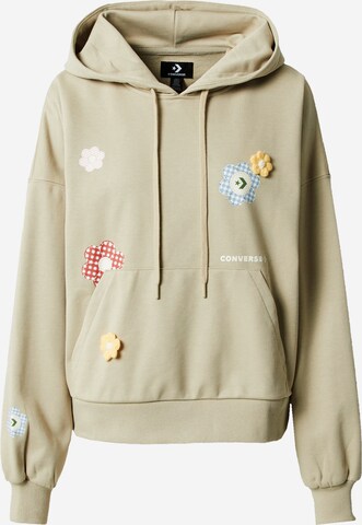 CONVERSE Sweatshirt in Beige: front