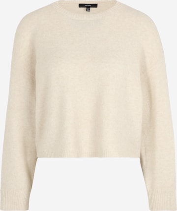 Vero Moda Petite - Jersey 'DOFFY' en beige: frente